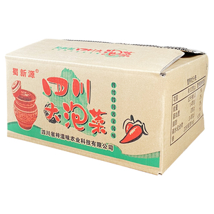 蜀新源四川大泡菜2.5kg*6袋整箱餐饮商用大包袋装老坛整颗鱼酸菜