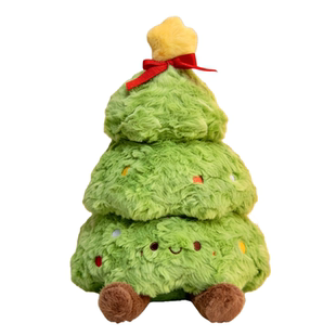 艾斯德圣诞树抱枕创意客厅沙发装饰枕头圣诞节日靠枕女生少女心