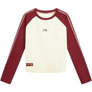 滔搏LI-NING李宁女子运动休闲长袖T恤AHSW390-2