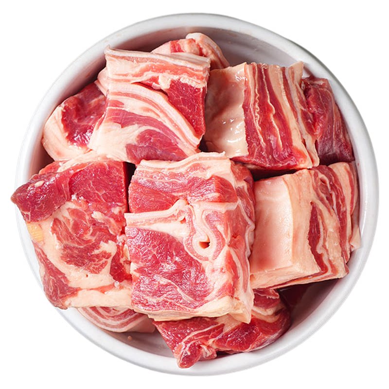 玉羊右玉羊带皮纯肉切块原切新鲜羊肉带皮营养炖煮鲜嫩无骨羊肉