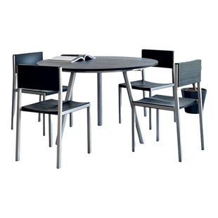 STRAIGHT原创【PIPI椅】橡木餐椅靠背椅家用办公工作室实木北欧风