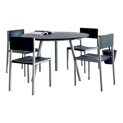 原创进口橡木餐椅靠背椅北欧风