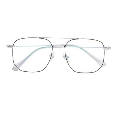 超轻纯钛双梁眼镜大框飞行员变色