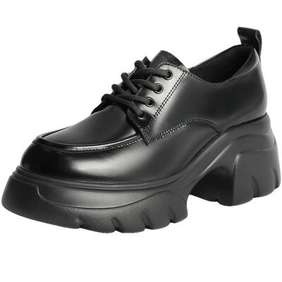 百丽厚底牛津鞋女2024新