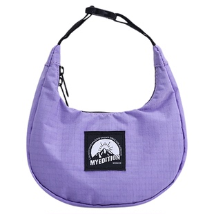 MYEDITION斜挎包迷你小月亮多巴胺山系耳机包轻量多用手提包学生