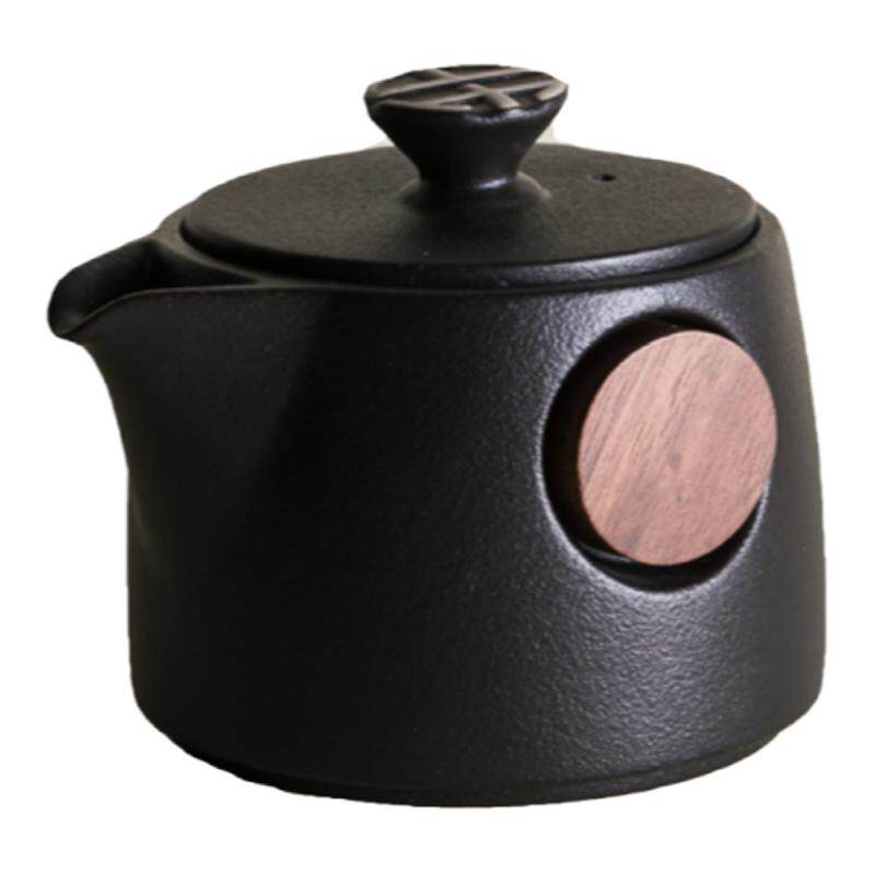 陆宝中式高端艺术旅行快客杯户外茶壶便携茶具茶器一壶三杯