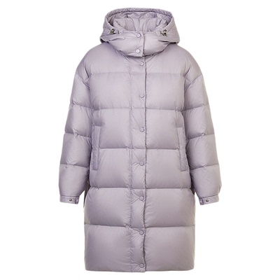 【轻羽45°云】朗姿霍尔多巴吉鹅绒羽绒服连帽通勤2025年冬季新款