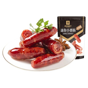 【99元任选10件】良品铺子迷你小香肠75g脆骨烤肠肉类小吃零食