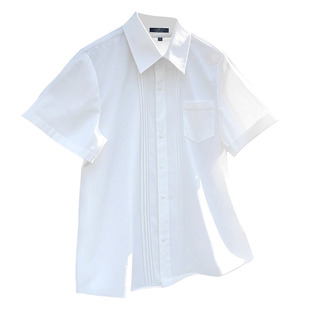 【心脏地震】风琴褶jk制服衬衫女夏短袖圆领女款通勤日系学院风女