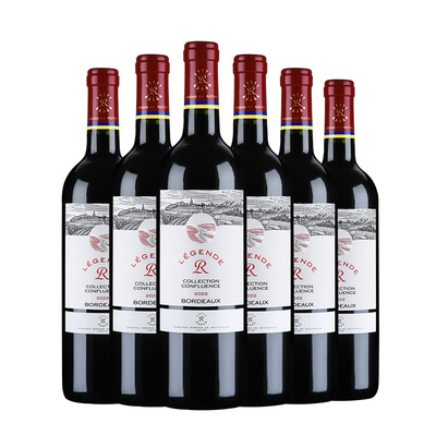 拉菲法国精选尚品波尔多红酒整箱