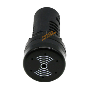 TAYEE上海天逸蜂鸣器24v 220v黑色报警器AD17-22FM断续间断讯响器
