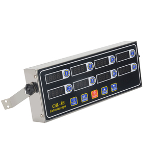 八通道计时器商用 可调声音提醒器 汉堡店设备八段按键定时器厨房