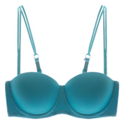 艾舒客低胸有钢圈半罩杯聚拢文胸