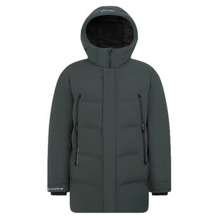 【鹅绒】波司登户外羽绒服冬季保暖男登山露营中长款连帽外套