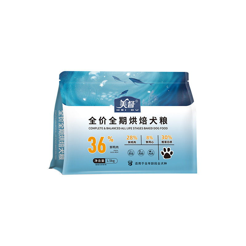美督鸭肉雪梨低敏全价膨化狗粮