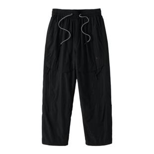 冬季白鸭绒户外防寒羽绒裤男2025新款宽松保暖滑雪运动工装休闲裤