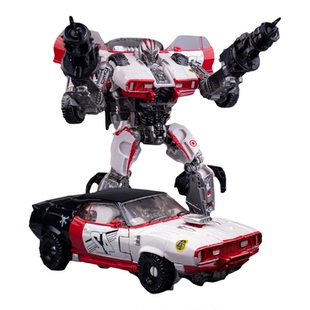 变形玩具男孩金刚蓝霹雳反弹球擎天汽车柱机器人模型手办儿童礼物