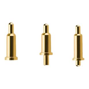 pogopin插板式顶针SMT天线触点探针镀金大电流测试针伸缩弹簧顶针