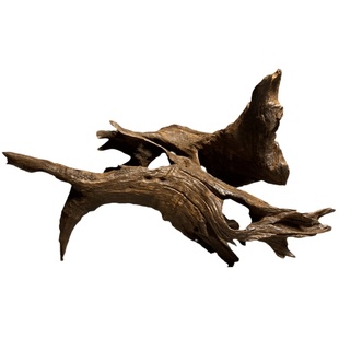 小米鱼缸造景20-40cm当贝精品沉木天然紫柚木南美缸树桩拱桥龟台