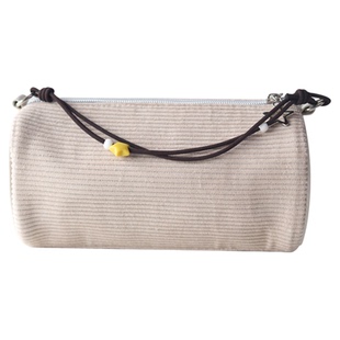 美卡瑞笔袋高颜值ins风大容量灯芯绒男孩女生2025新款小众不撞款文具铅笔盒小学生初中女孩可爱原创设计复古