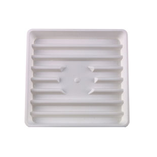 方形花盆托盘塑料接水盘加厚盆托垫底沥水透气垫高底托黑色白色