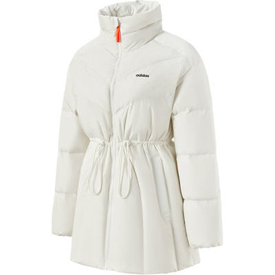 阿迪达斯女士简约收腰时尚羽绒服