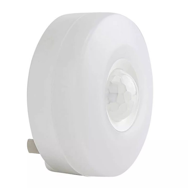 人体感应灯插电110~240V自动家用智能老人夜起卫生间小夜灯1W白光