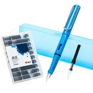 爱好钢笔正姿练字专用铱金笔成人男女孩小学生用硬笔可替换墨囊三年级旗舰店官方0.38送礼初中学生专用