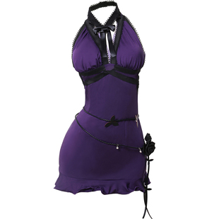 漫妖社现货 FF7 最终幻想7 Tifa 紫色礼服 蒂法 洛克哈特cos服