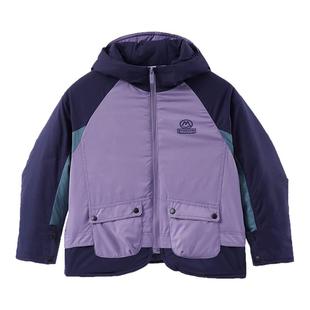 半度闲女童冬装轻棉衣洋气运动中大童25新款女孩冬季棉服加厚外套