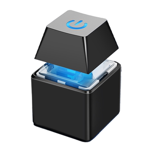 电脑外接桌面开关 网吧台式机电源开机键外置机箱启动加长线按钮