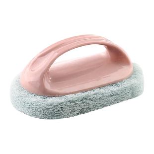 千屿百洁布清洁刷3只带手柄浴室水池刷瓷砖灶台橱柜刷子厨房海绵