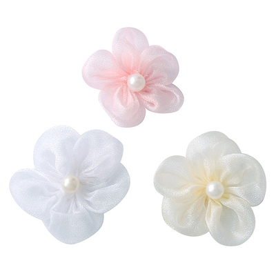 珍珠手工diy花朵饰品材料配件