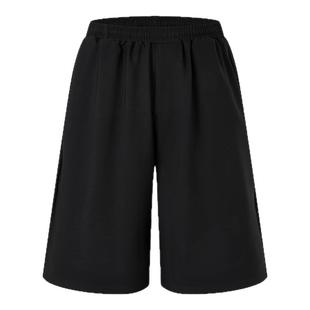 PROJECTJOIN 秋冬新款男女镶边休闲阔腿短裤银泰百货 300228