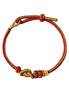 手工编织元宝结手绳男女招财进宝