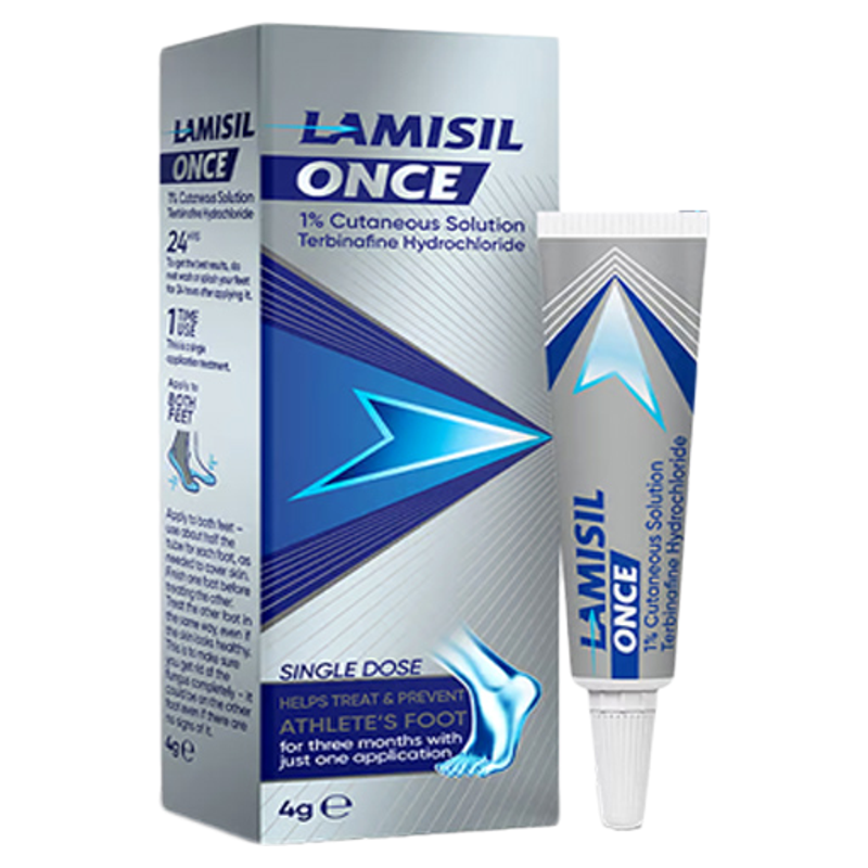 澳洲兰美抒Lamisil盐酸特比萘芬脚气乳膏正品原装进口once凝胶4g