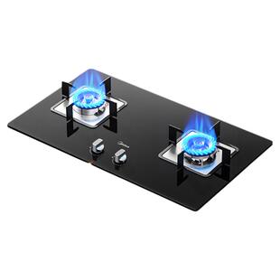 美的燃气灶双灶家用天然液化煤气大猛火台式嵌入式官方旗舰店灶具