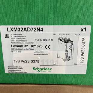 议价施耐德伺服驱动器LXM32AD72N4/MD18N4/SD30N4/MD72N4/CD12N4