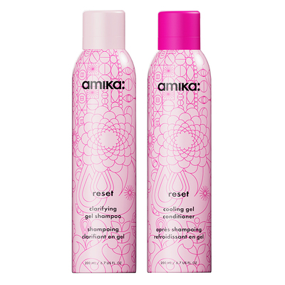 amika深层净澈洗发水护发素啫喱