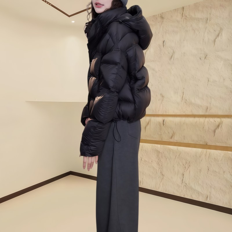 高级感连帽短款棉服外套女冬季2025新款今年流行爆款洋气加厚棉衣