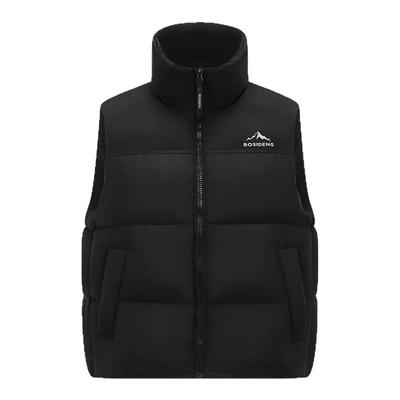 短款立领羽绒马甲情侣外穿羽绒服