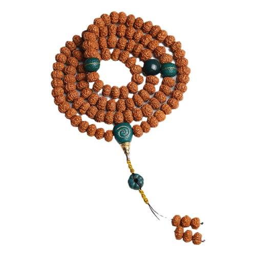 小金刚菩提子手串男盘玩手链正品佛珠项链108颗雪巴琉璃文玩配饰