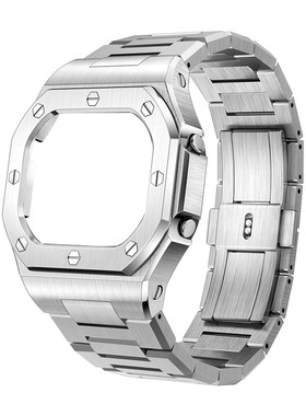 DW5600改装不锈钢表壳表带