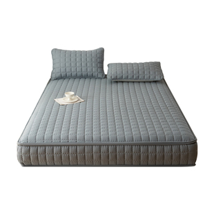 纯棉新款六面全包床笠罩加厚夹棉床垫套保护罩拉链款席梦思翻新套