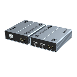 迈拓维矩 MT-ED03HKM 高清hdmi kvm光纤延长器4K电脑监控视频远程显示USB键鼠操作单芯多模lc光纤传输300米