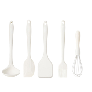 小泽熊硅胶锅铲婴儿宝宝辅食工具小号汤勺耐高温食品级迷你厨具