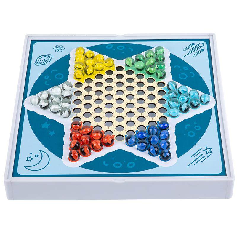 跳棋儿童五子棋飞行棋斗兽棋益智学生多功能棋类桌面游戏玩具大全
