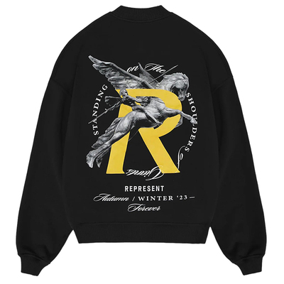 REPRESENT男士圆领卫衣