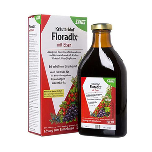 德国版  Floradix Iron铁元 女性孕妇老人补铁补气血口服液500ml