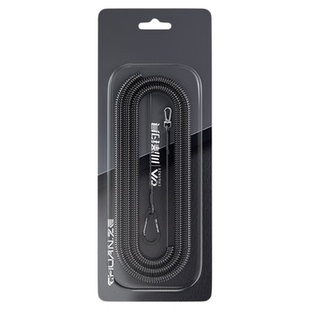 川泽钢丝钓鱼失手绳自动伸缩鱼竿大物防丢绳新款高端防脱绳防脱手